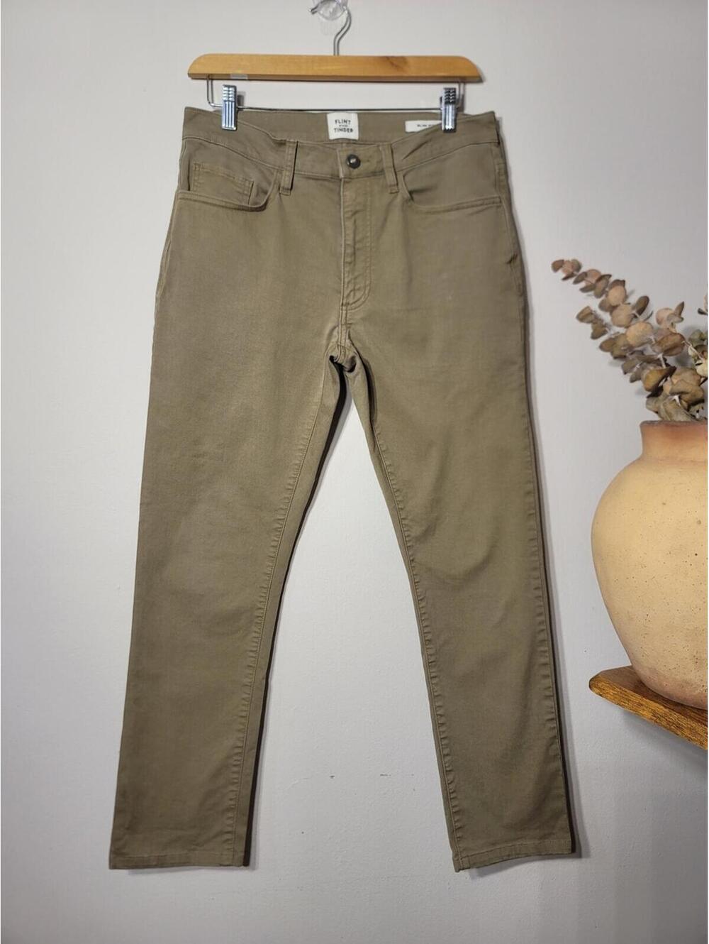 Flint and Tinder 365 Pants Slim 30x30 Quiet Lux Minimalist